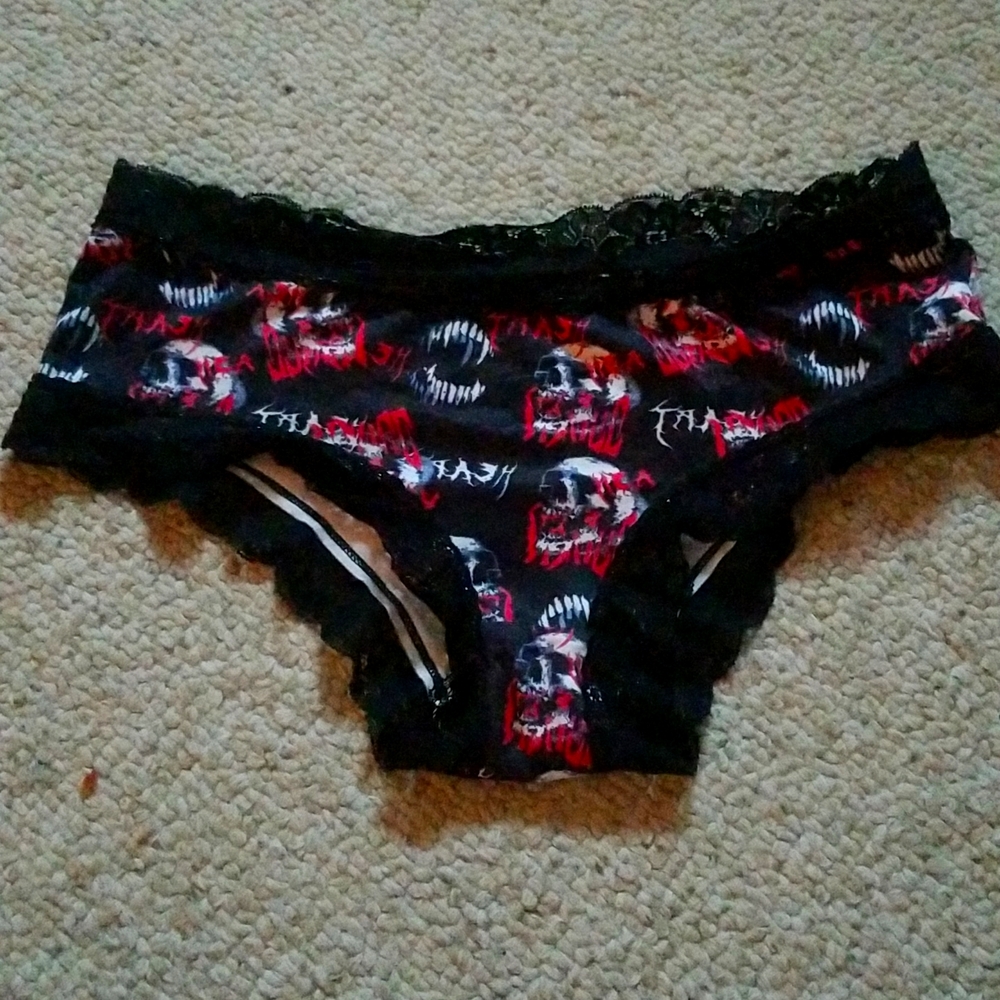 Never worn skull/gothic panties